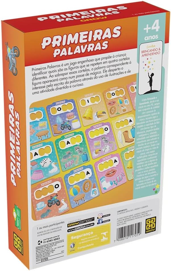Primeiras Palavras: Aprenda Brincando e Torne a Alfabetização Incrível!