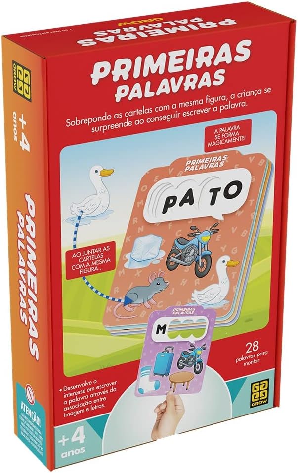 Primeiras Palavras: Aprenda Brincando e Torne a Alfabetização Incrível!