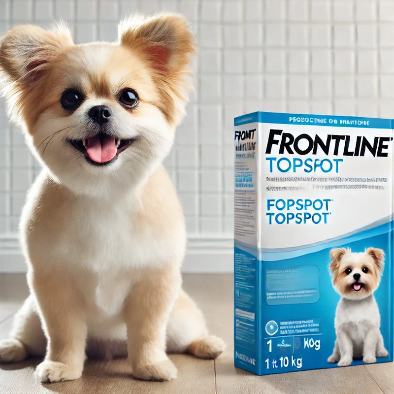 Frontline Antipulgas e Carrapatos Topspot para Cães de 1 a 10kg, azul